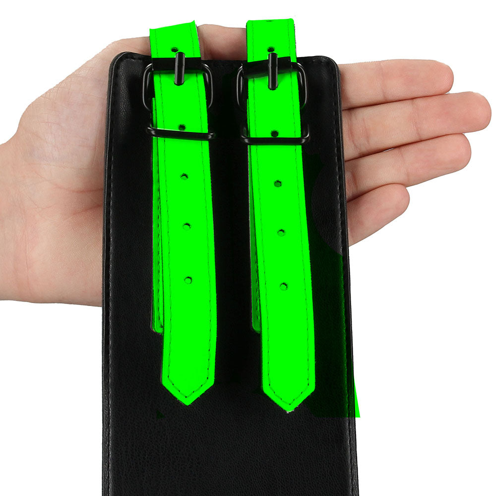 Ouch! Glow Bondage Belt with Thigh and Wrist Cuffs /XL Bondage and Fetish > Men's Bondage Wear - Tophatter Daily Deals