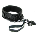 Sinful Collar with Leash in Black Bondage and Fetish > Leashes and Collars - Tophatter Daily Deals