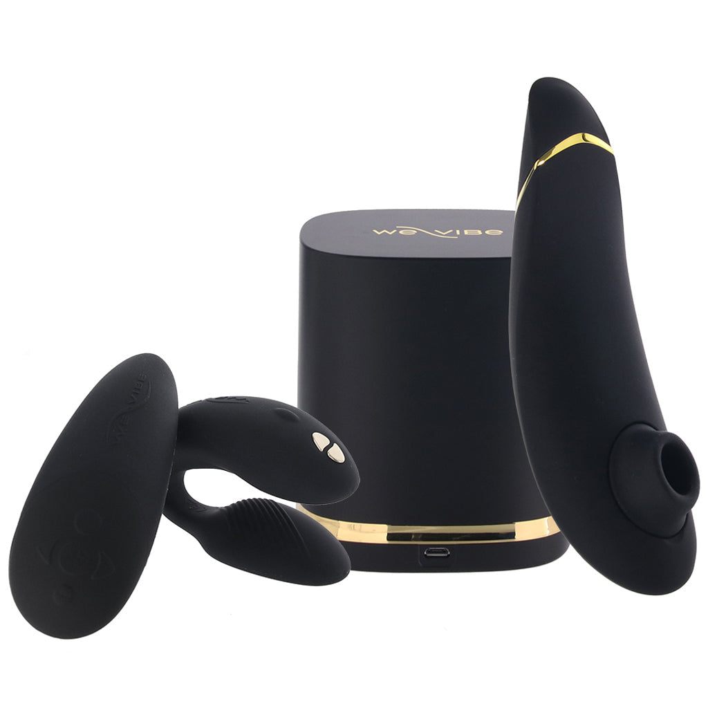 We-Vibe + Womanizer Golden Moments Limited Edition - Tophatter's Vibrator Deals Online Vibrators > Clitoral Stimulators - Tophatter Daily Deals