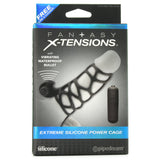 Extreme Silicone Power Cage in Black - Tophatter's Vibrator Deals Online Bondage and Fetish > Cock and Ball Devices - Tophatter Daily Deals