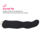 8 Function Classic Chic Curve Vibe in Black Vibrators > G-Spot Vibrators - Tophatter Daily Deals