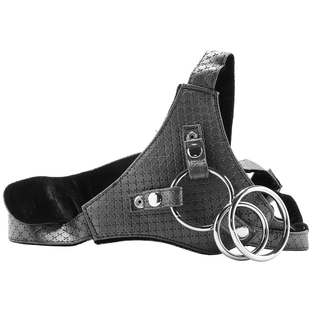 Her Royal Harness The Regal Queen in Pewter - Tophatter's Adult Products Dildo Sex Toys > Strap-On and Harnesses - Tophatter Daily Deals
