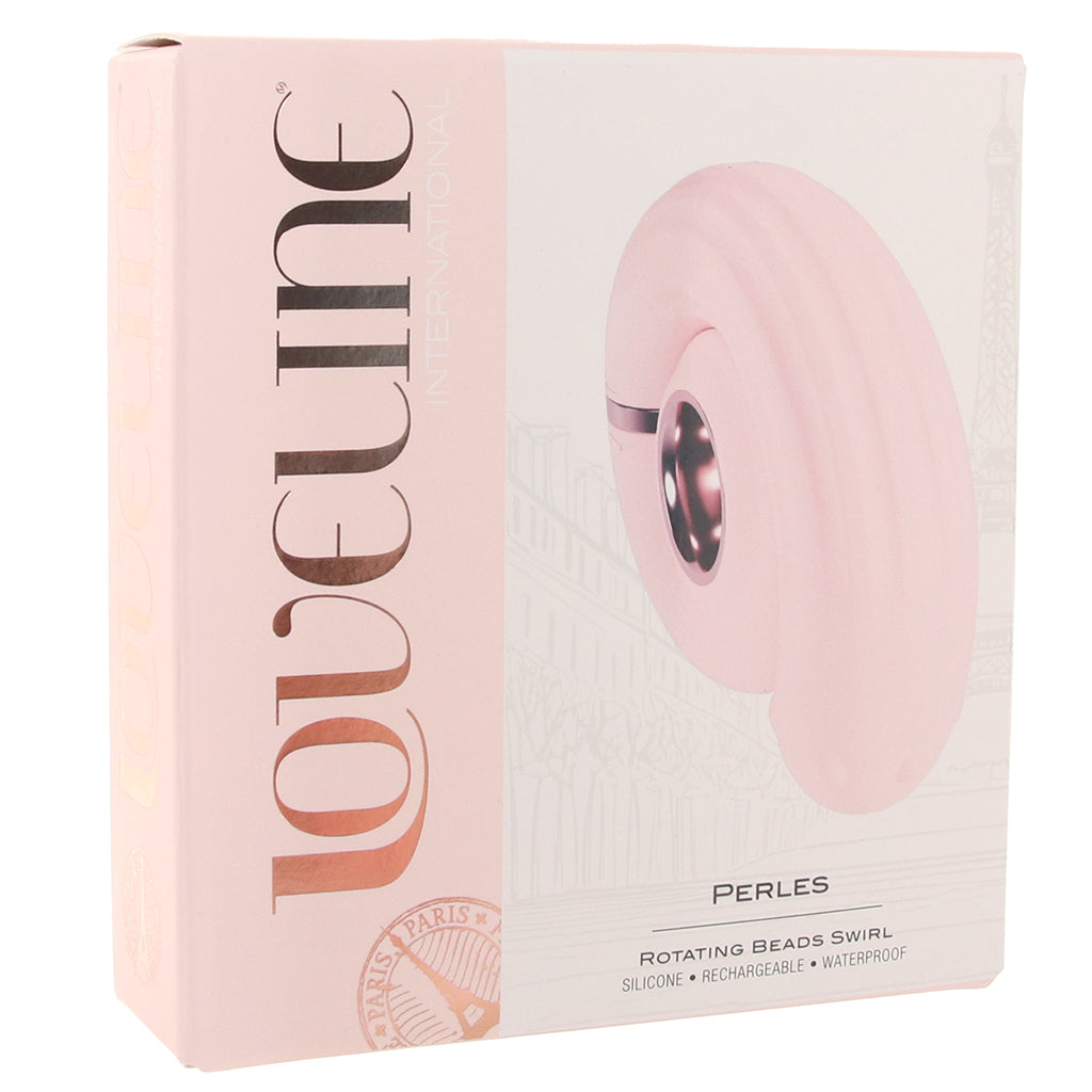 Loveline Perles Rotating Beads Swirl Vibe in Pink Vibrators > G-Spot Vibrators - Tophatter Daily Deals