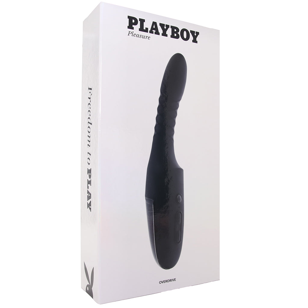 Playboy Overdrive Thrusting & Heating Vibe Thrusting Dildos & Vibrators - Tophatter Daily Deals