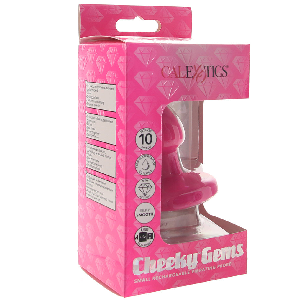 Cheeky Gems Small Vibrating Probe in Pink Anal Sex Toys > Butt Plugs - Tophatter Daily Deals