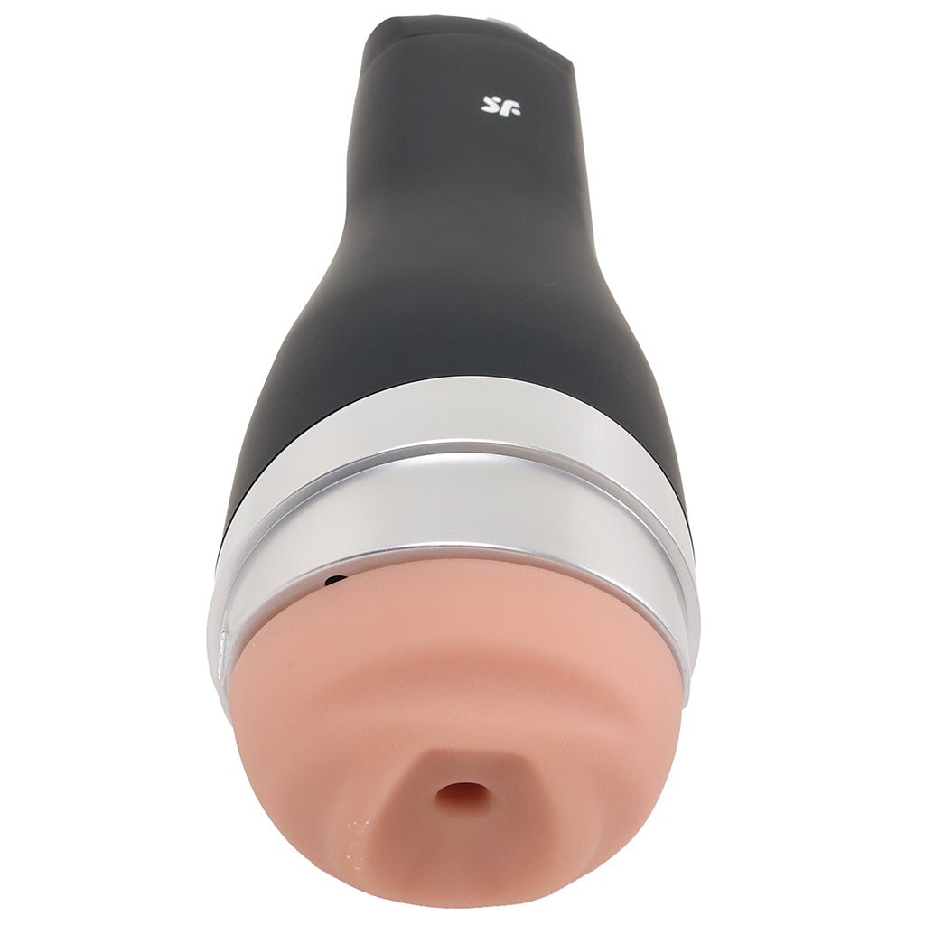 Satisfyer Men Classic Silver Masturbator Male Masturbators > Self-Contained Strokers - Tophatter Daily Deals