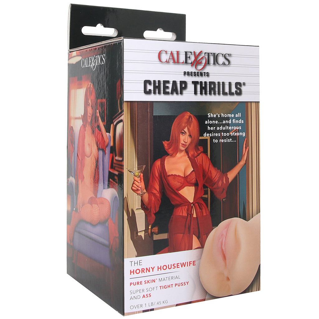 Cheap Thrills The Horny Housewife Pussy & Ass Stroker - Tophatter's Adult Sex Toys Online Male Masturbators > Pocket Strokers - Tophatter Daily Deals