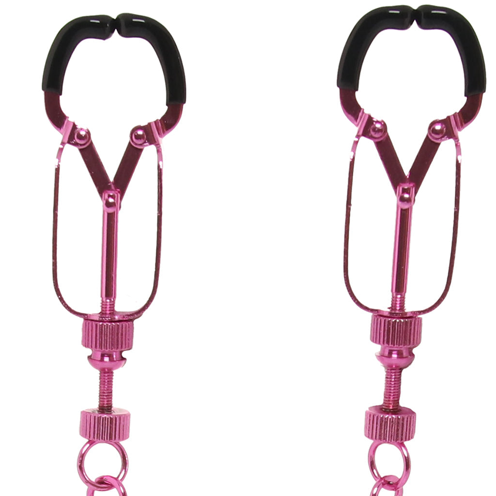Ouch! Helix Nipple Clamps in Pink Bondage and Fetish > Nipple Stimulators & Clamps - Tophatter Daily Deals