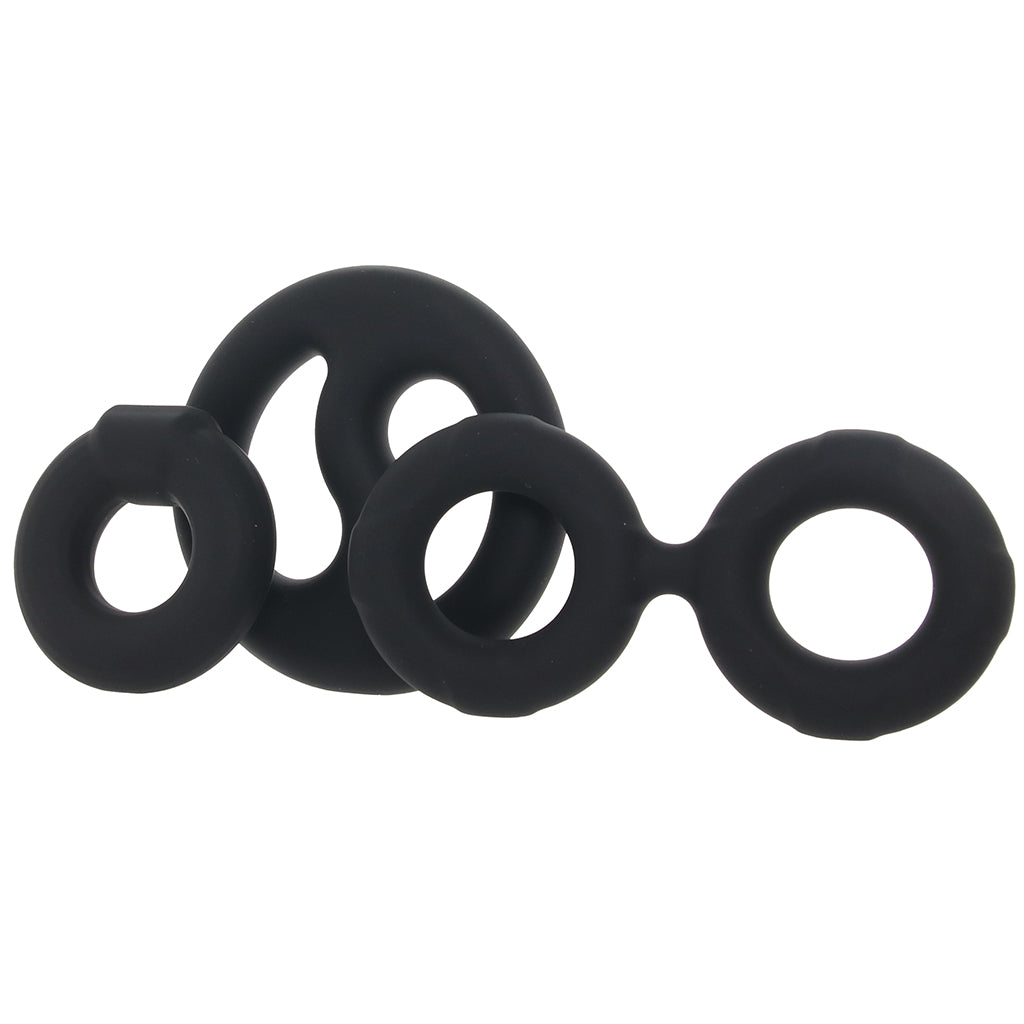 Performance Plus Throttle 3 Ring Set Cock Rings - Tophatter Daily Deals