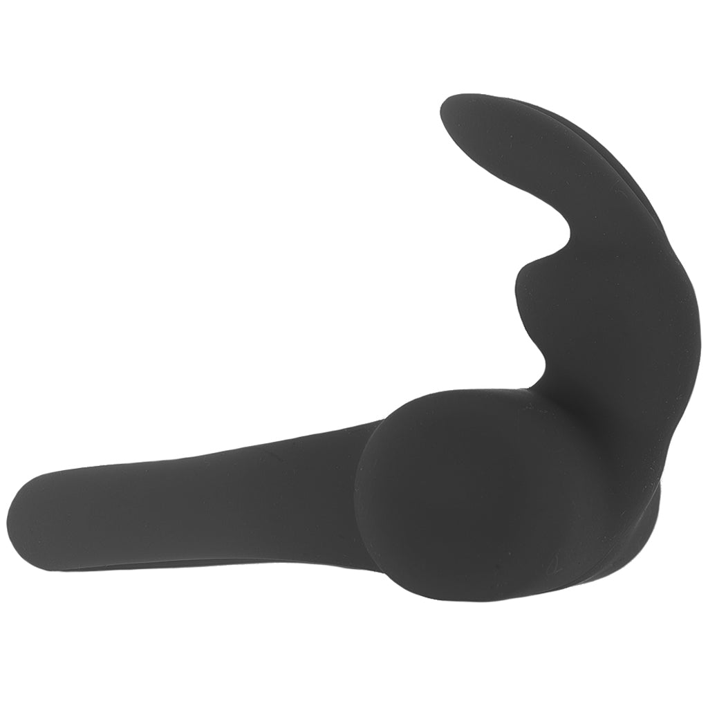 Frisky Bunny Vibrating Ring in Black Pearl - Tophatter's Vibrator Deals Online Cock Rings - Tophatter Daily Deals