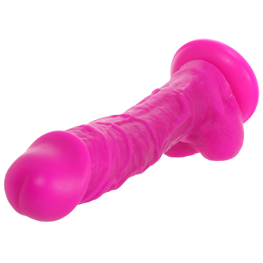 Colours 8 Inch Dual Density Silicone Dildo in Purple - Tophatter's Adult Products Dildo Sex Toys > Realistic Dildos - Tophatter Daily Deals