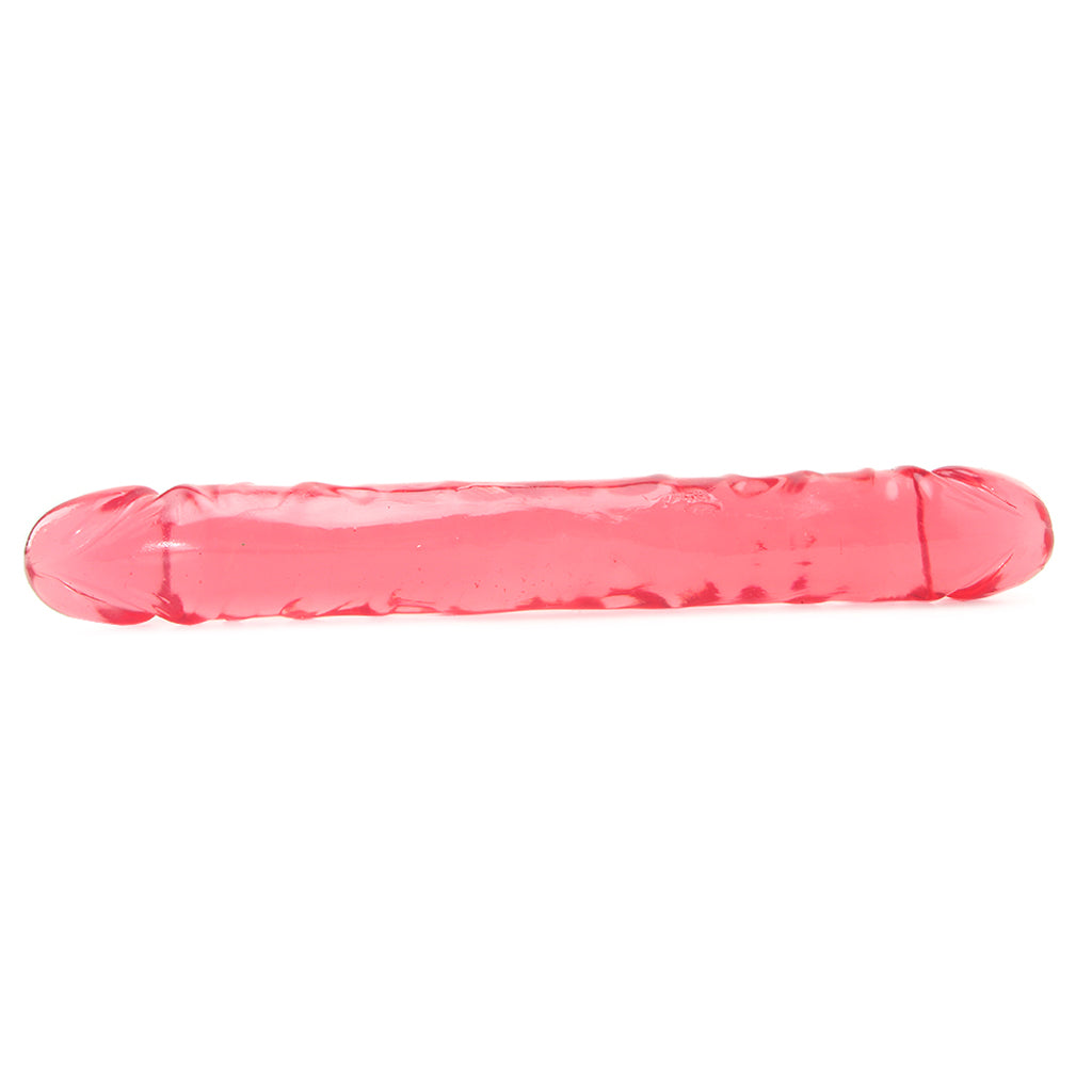 Crystal Jellies 12 Inch Double Dong in Pink Dildo Sex Toys > Double Ended Dildos - Tophatter Daily Deals