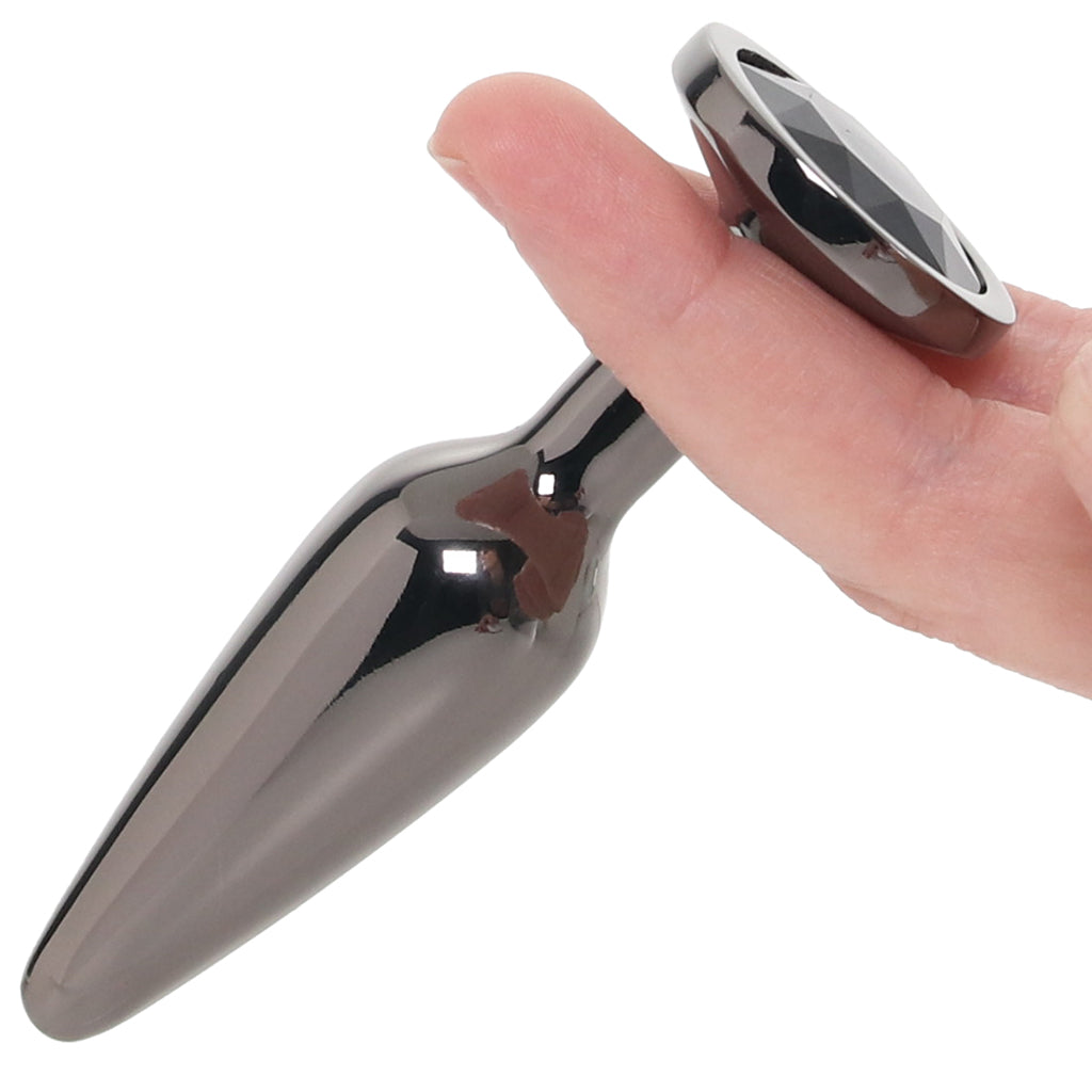 Rear Assets Medium Tapered Butt Plug in Gunmetal - Tophatter's Adult Sex Toys Online Anal Sex Toys > Butt Plugs - Tophatter Daily Deals