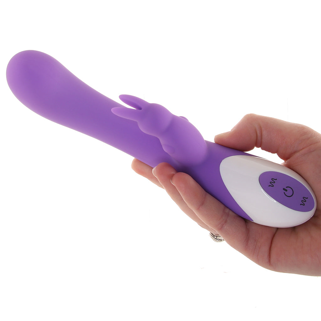 PinkCherry The Bunny Hop Rabbit Vibe in Purple - Tophatter's Adult Products Vibrators > Rabbit Vibrators - Tophatter Daily Deals