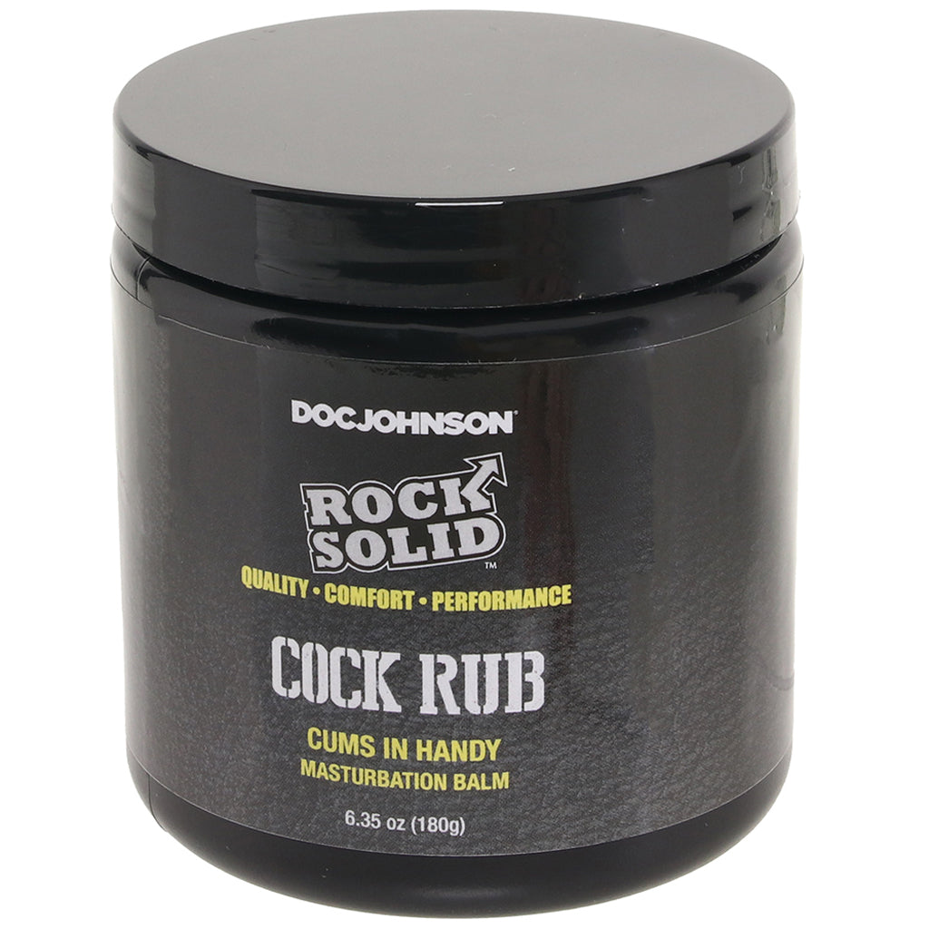 Rock Solid Cock Rub Masturbation Balm in 6.35oz/180ml Lubes and Lotions > Oil Based Sex Lubes - Tophatter Daily Deals