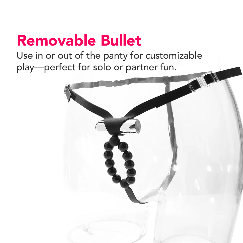Lover's Cheeky Thong with Stroker Beads Vibrators > Wearable & Panty Vibrators - Tophatter Daily Deals