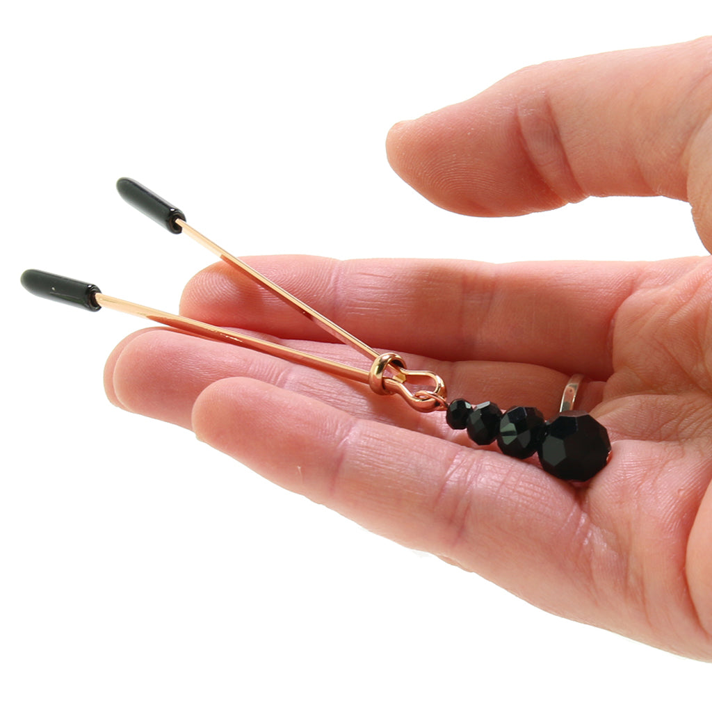 Frederick's of Hollywood Beaded Nipple Clamps - Tophatter's Adult Products Bondage and Fetish > Nipple Stimulators & Clamps - Tophatter Daily Deals