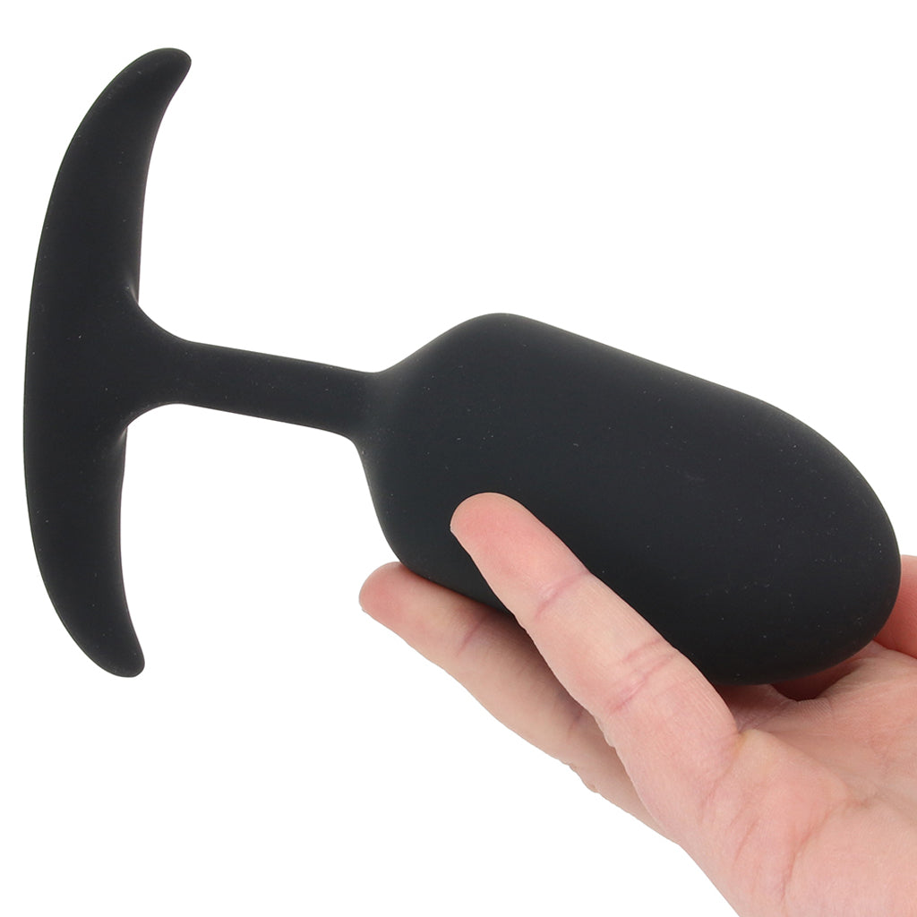 Heavy Hitters Weighted Silicone Anal Plug Vibe in Large - Tophatter's Adult Sex Toys Online Anal Sex Toys > Butt Plugs - Tophatter Daily Deals