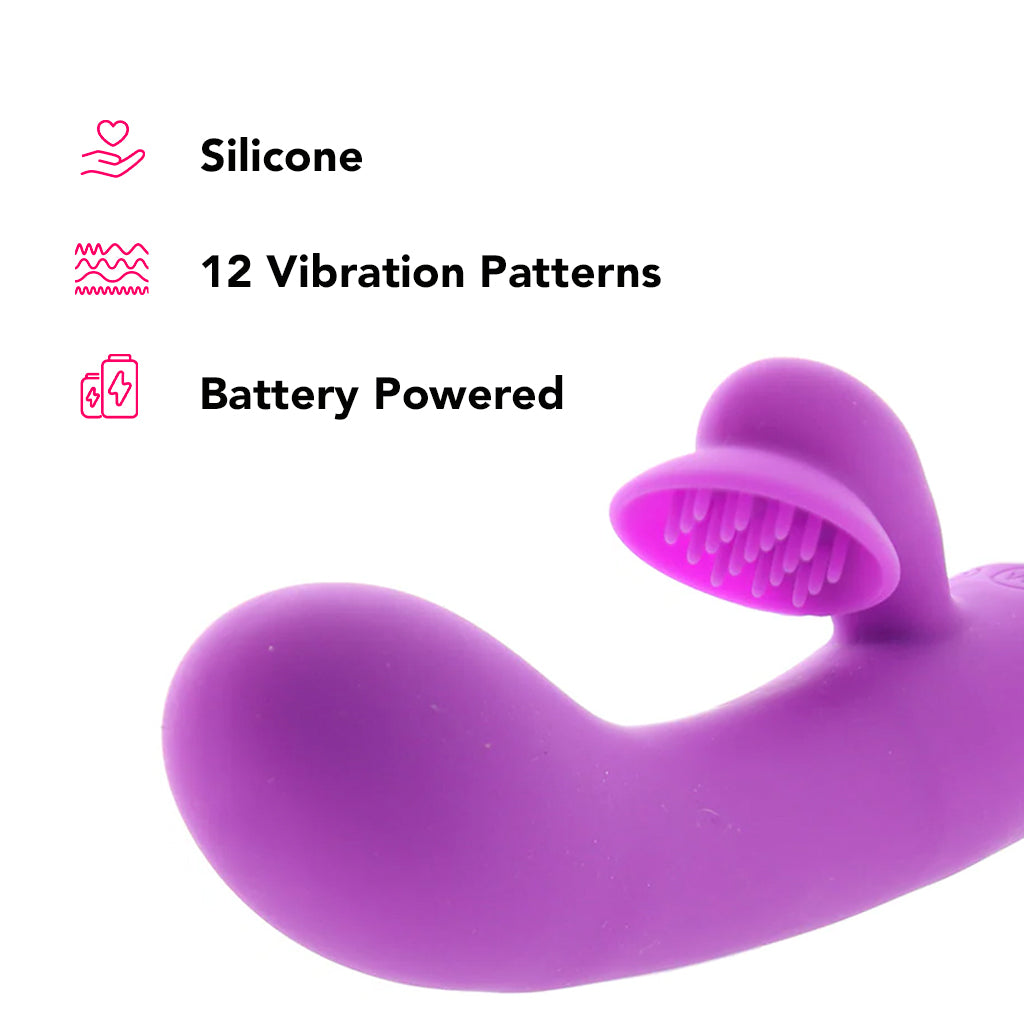 PinkCherry G Spot Dual Vibrator Vibrators > Rabbit Vibrators - Tophatter Daily Deals