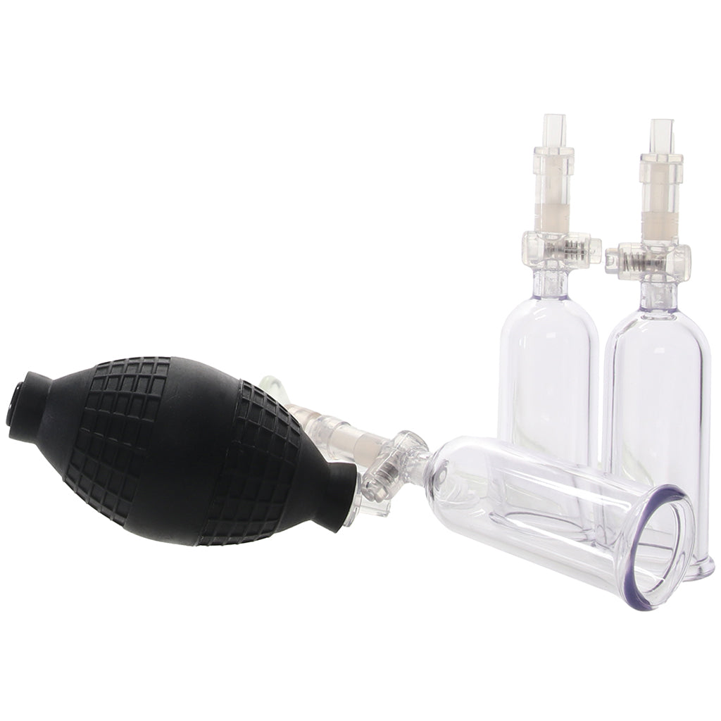 Nipple Suckers with Clitoral Pump - Tophatter's Vibrator Deals Online Bondage and Fetish > Nipple Stimulators & Clamps - Tophatter Daily Deals