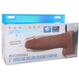 Fantasy X-tensions 6 Inch Hollow Strap-On Vibe in Brown Male Enhancement > Extenders and Sleeves - Tophatter Daily Deals