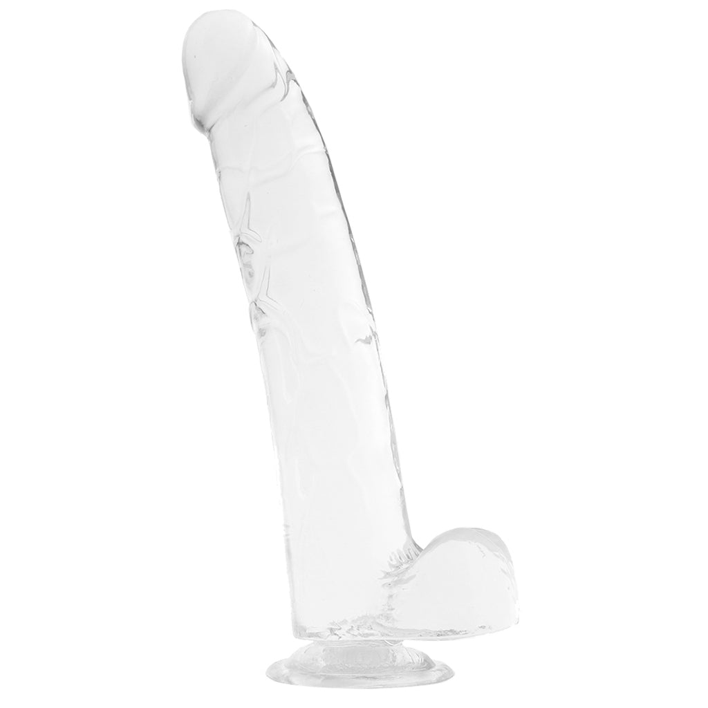 King Cock 11 Inch Ballsy Dildo in Clear Dildo Sex Toys > Realistic Dildos - Tophatter Daily Deals
