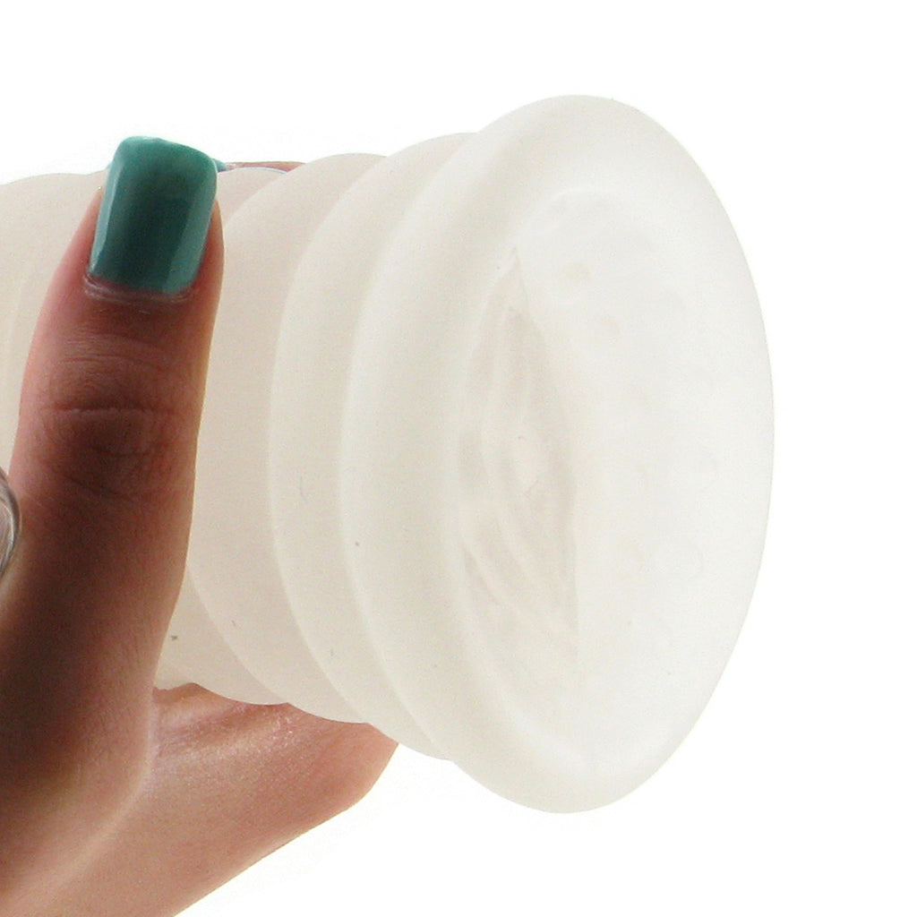 Vibrating Glow Super Head Honcho in White Male Masturbators > Pocket Strokers - Tophatter Daily Deals