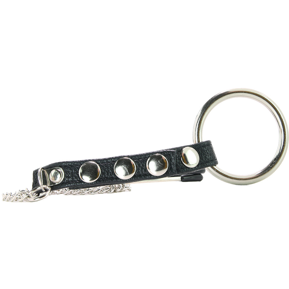 Blue Line Cock Ring with Nipple Tweezers Bondage and Fetish > Nipple Stimulators & Clamps - Tophatter Daily Deals