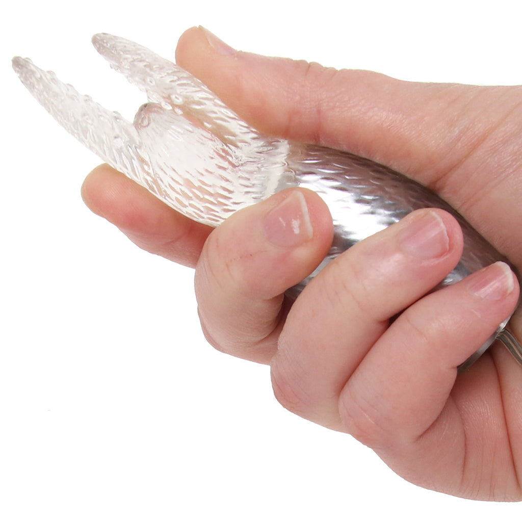 Pocket Exotics Snow Bunny Bullet Vibe in Clear Vibrators > Bullet and Egg Vibrators - Tophatter Daily Deals