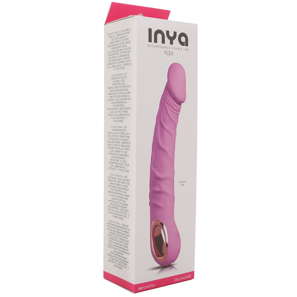Inya Flex Rechargeable Vibe Vibrators > Realistic Vibrator Dildos - Tophatter Daily Deals