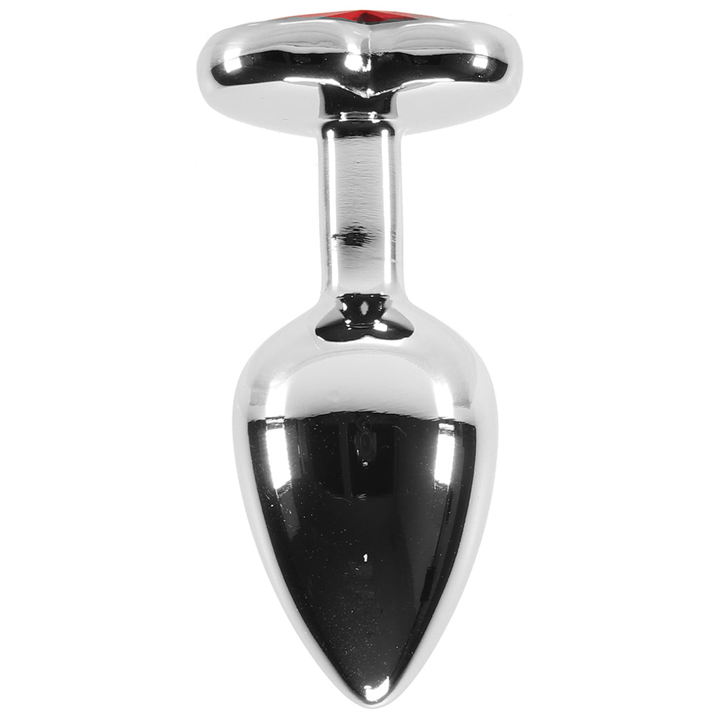 Booty Sparks Red Heart Gem Anal Plug in Small Anal Sex Toys > Butt Plugs - Tophatter Daily Deals