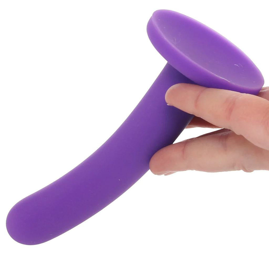 PinkCherry Premium 6 Inch Purple Silicone Slim Anal Dildo - Tophatter's Vibrator Deals Online Dildo Sex Toys > Anal Dildos - Tophatter Daily Deals