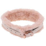 S&M Peaches 'n CreaMe Fur Collar and Leash Bondage and Fetish > Leashes and Collars - Tophatter Daily Deals