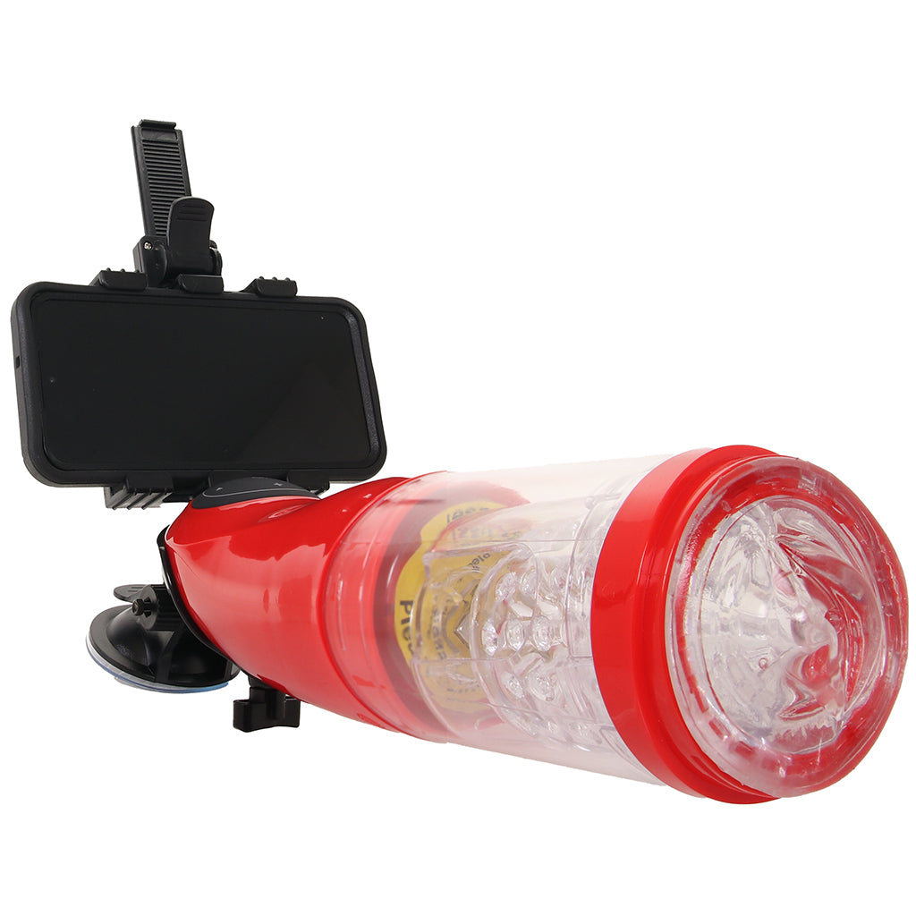 Extreme Mega-Bator Mouth in Red/Clear Male Masturbators > Mouth Masturbators & Strokers - Tophatter Daily Deals