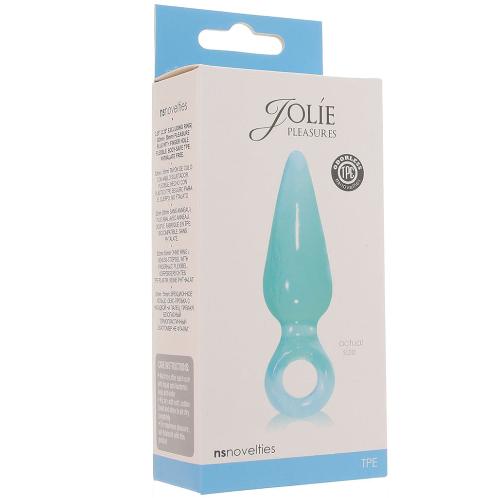 Jolie Pleasures Mini Butt Plug in Aqua Anal Sex Toys > Butt Plugs - Tophatter Daily Deals