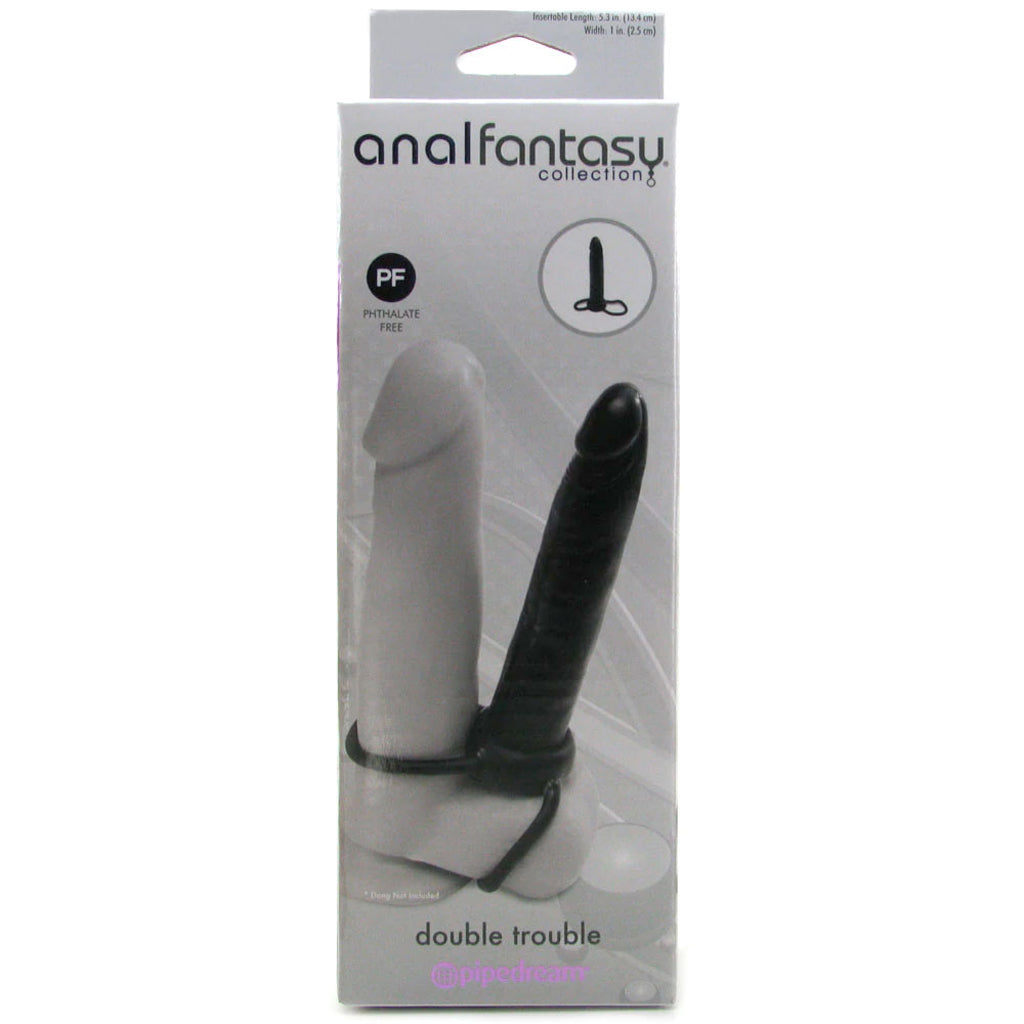 Anal Fantasy Double Trouble Dildo Dildo Sex Toys > Anal Dildos - Tophatter Daily Deals