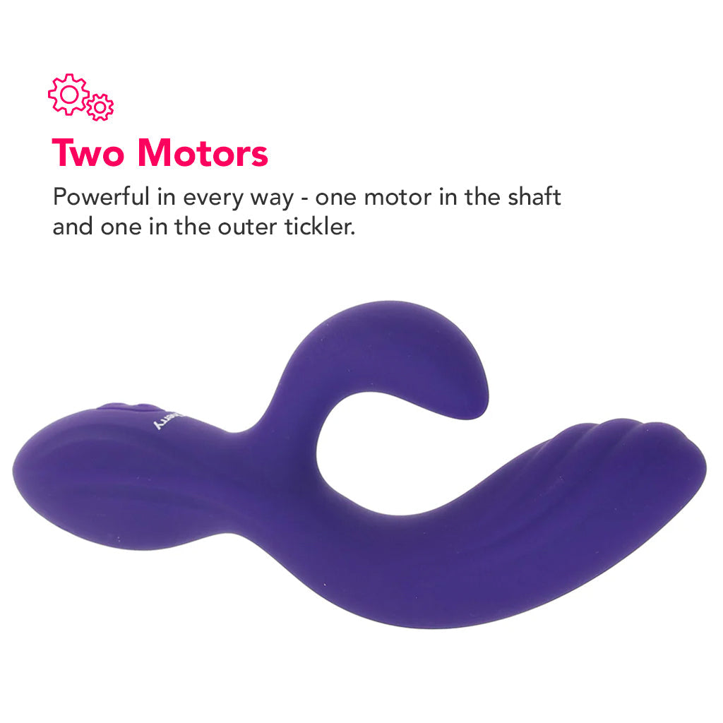 PinkCherry G-Spot Dual Rabbit Vibrator Vibrators > Rabbit Vibrators - Tophatter Daily Deals