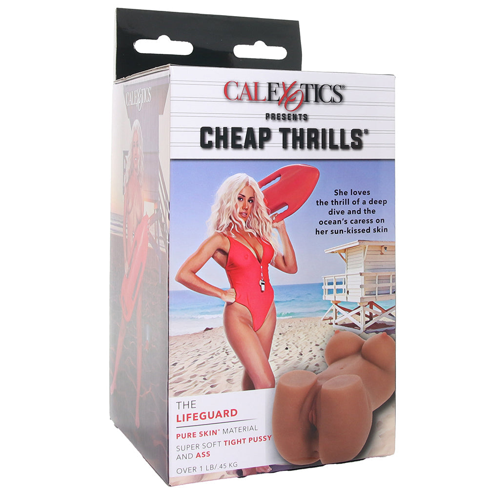 Cheap Thrills The Lifeguard Pussy & Ass Stroker - Tophatter's Adult Sex Toys Online Male Masturbators > Realistic Butts - Tophatter Daily Deals