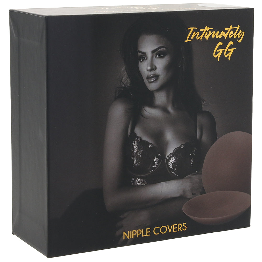 Intimately GG Nipple Covers in Dark - Tophatter's Adult Sex Toys Online Bondage and Fetish > Pleasure Masks and Dress Up Play - Tophatter Daily Deals