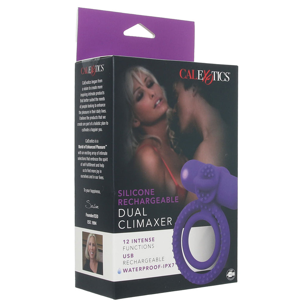 Dual Climaxer Vibrating Ring Cock Rings - Tophatter Daily Deals