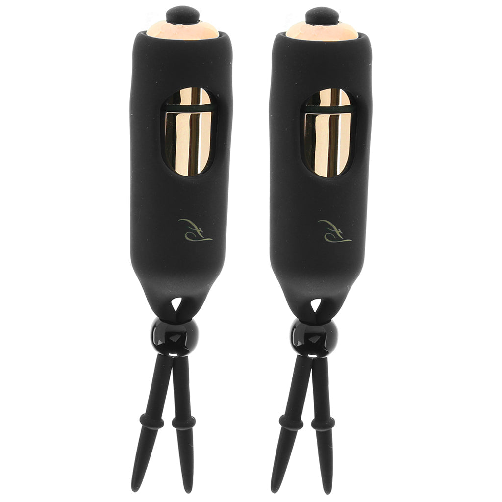 Frederick's of Hollywood Vibrating Nipple Stimulators Bondage and Fetish > Nipple Stimulators & Clamps - Tophatter Daily Deals