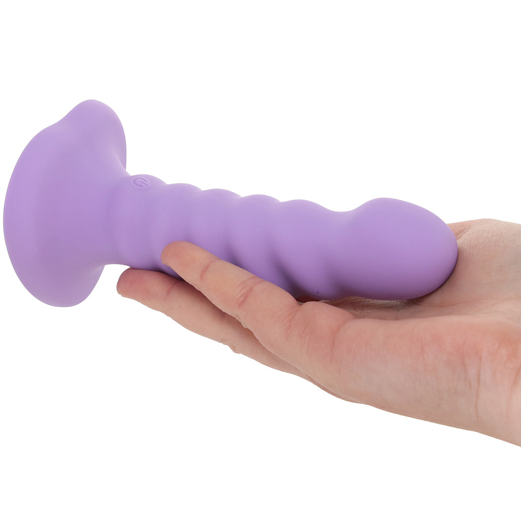 Colours 5 Inch Ribbed Remote Vibe in Purple Vibrators > G-Spot Vibrators - Tophatter Daily Deals
