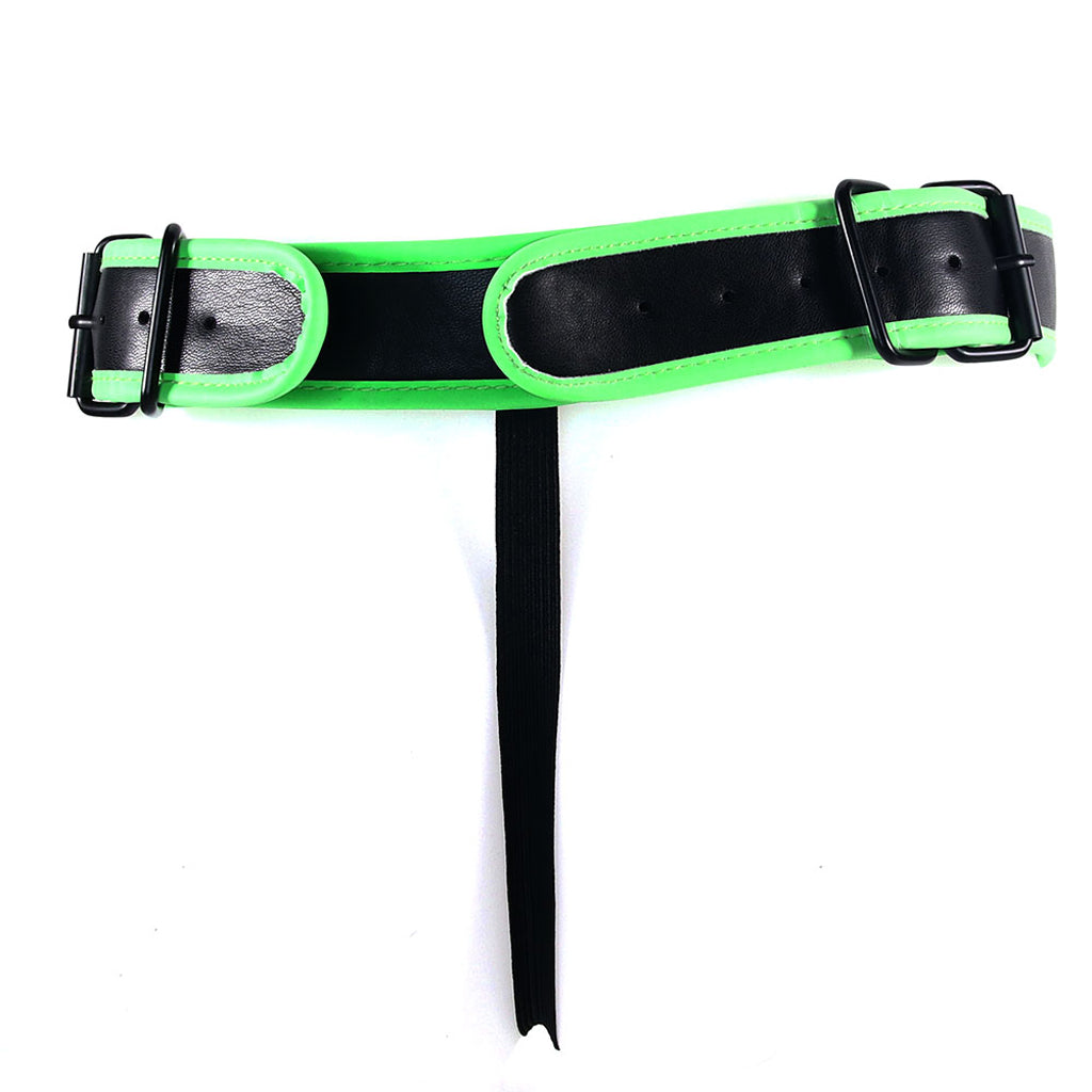 Ouch! Glow In The Dark Front Buckle Jock Strap /XL Bondage and Fetish > Men's Bondage Wear - Tophatter Daily Deals
