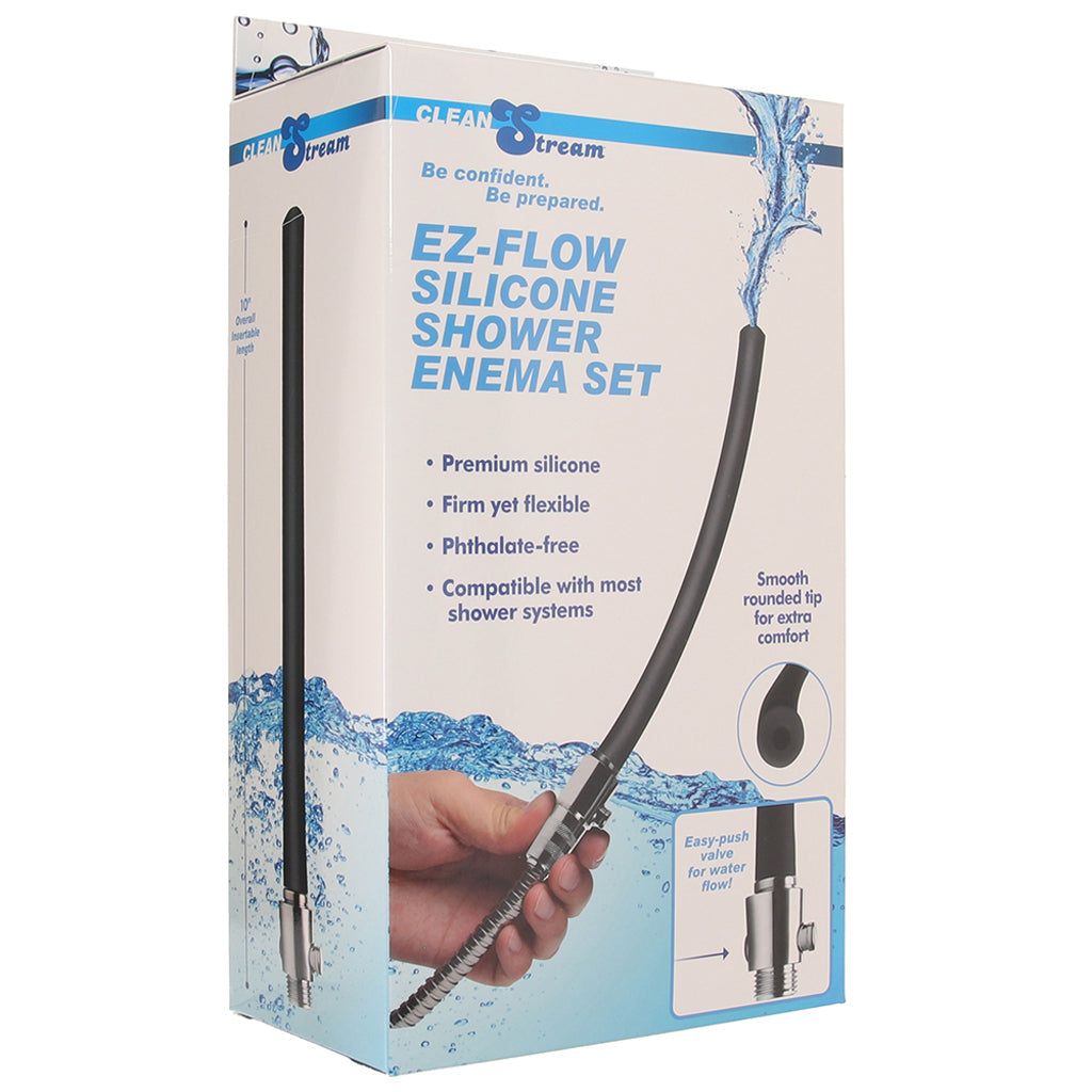 Clean Stream EZ-Flow Silicone Shower Enema Set - Tophatter's Adult Sex Toys Online Anal Sex Toys > Douche and Enema - Tophatter Daily Deals