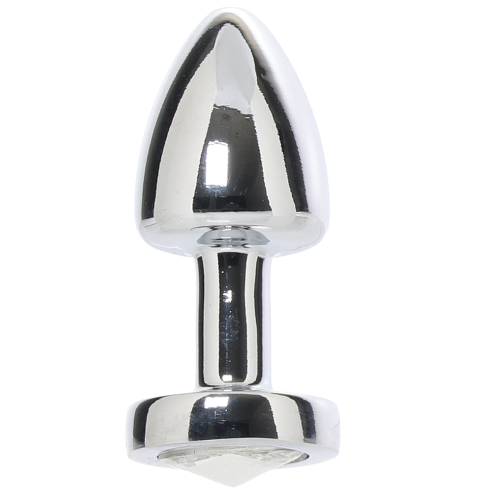 Gemsations 2 Inch Beginners Bling Bling Plug in Silver Anal Sex Toys > Butt Plugs - Tophatter Daily Deals