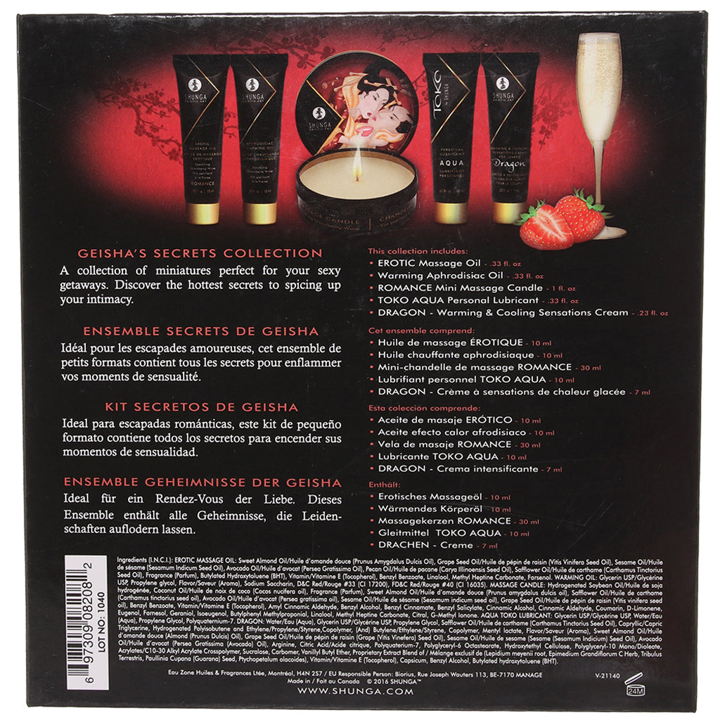 Geisha's Secret Kit in Strawberry Sensual Love > Massage - Tophatter Daily Deals