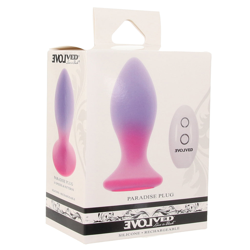 Paradise Remote Vibrating Butt Plug Anal Sex Toys > Butt Plugs - Tophatter Daily Deals