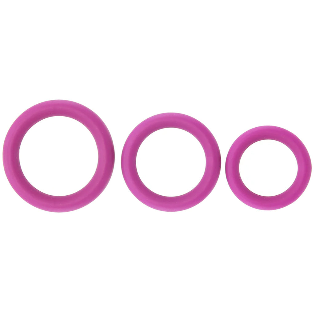 Silicone Cock Rings #2 in Purple Cock Rings - Tophatter Daily Deals