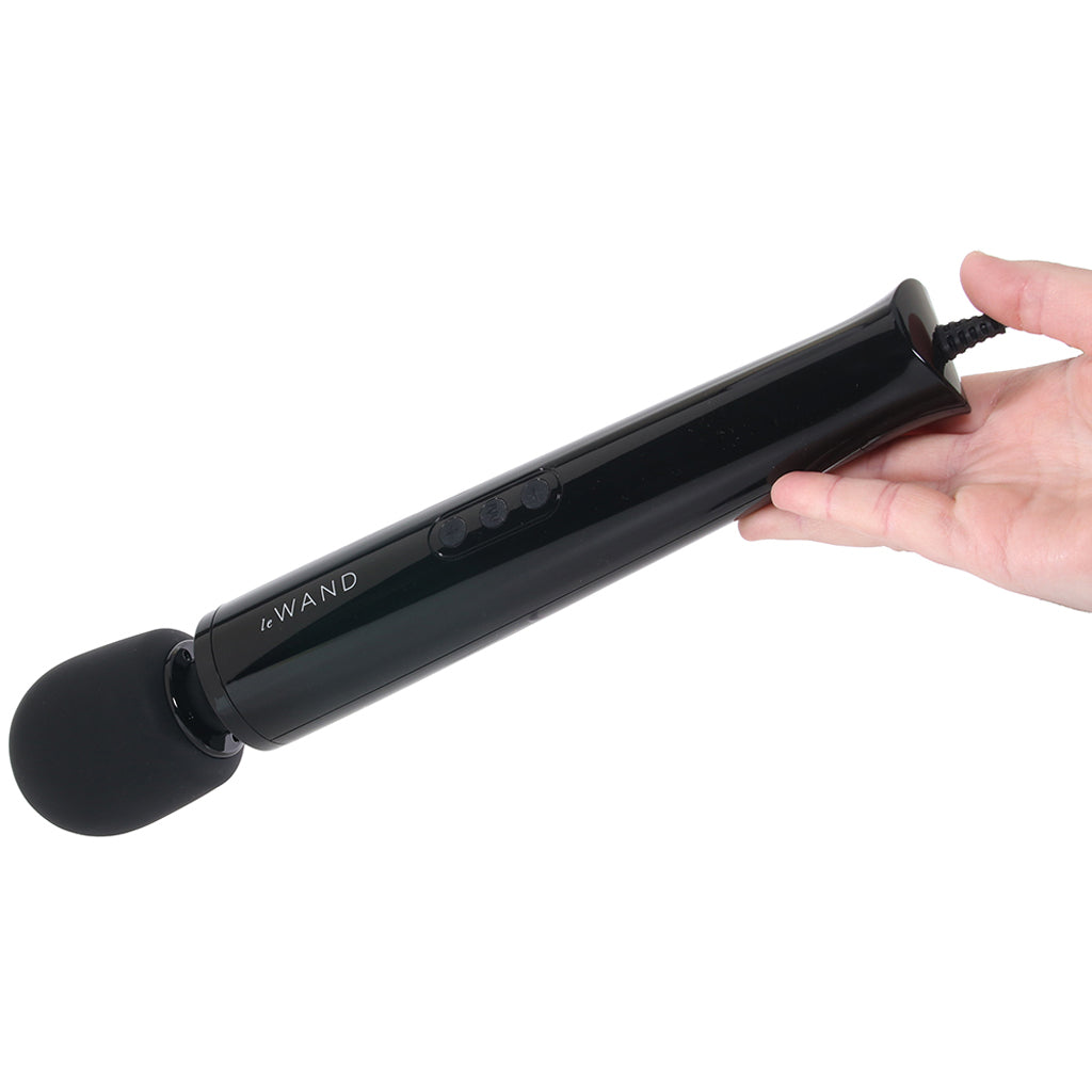 Le Wand Plug-In Massager in Black Vibrators > Wands - Tophatter Daily Deals