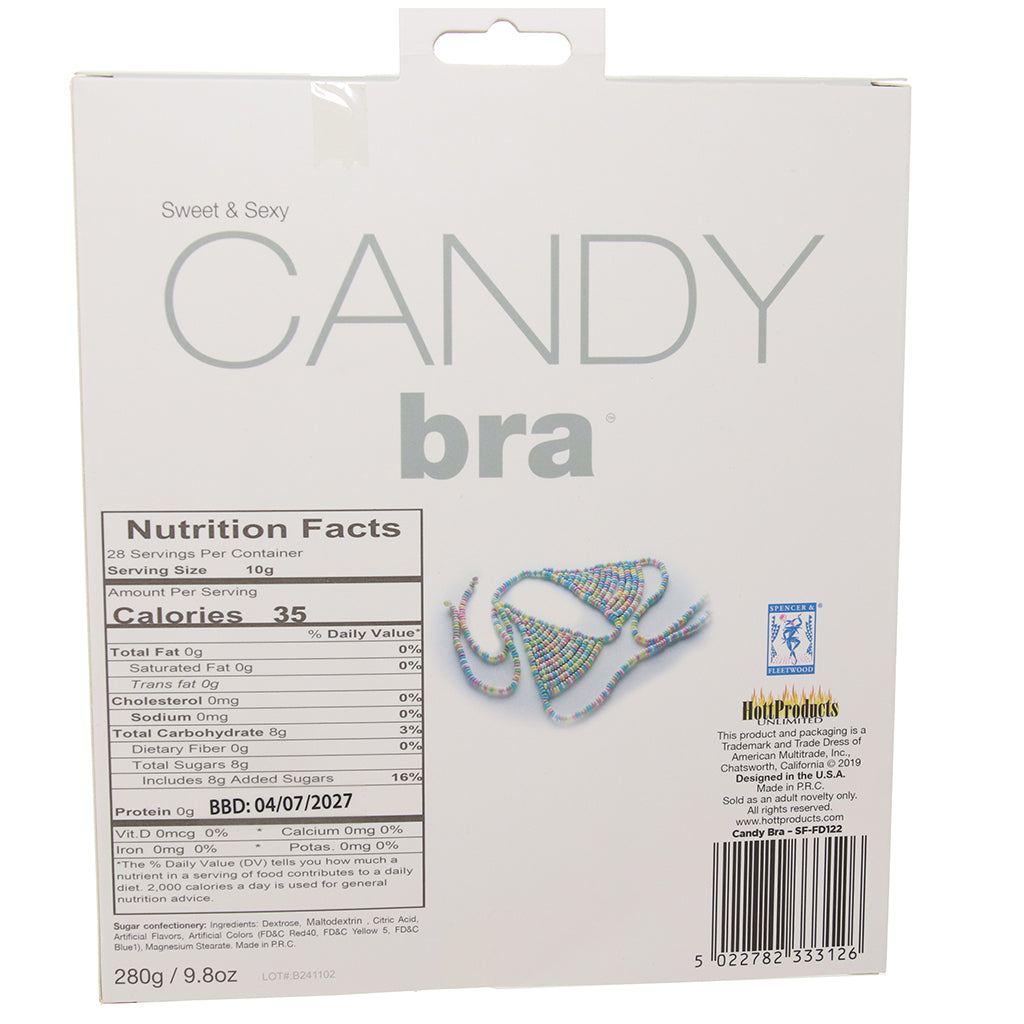 Edible Candy Bra in Multi-Colour - Tophatter's Adult Sex Toys Online Novelties 'n Parties - Tophatter Daily Deals